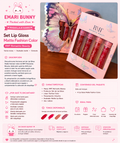 Set Lip Gloss Matte Fashion Color RMT Romantic Beauty