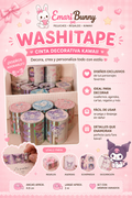 Washi Tape Kawaii Decorativa | Diseños Sanrio