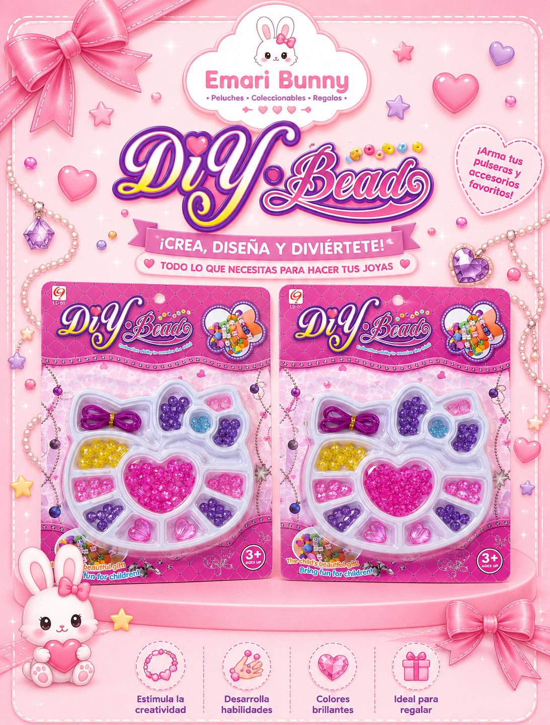 Kit DIY Beads – Set de Mostacillas para Crear Joyas