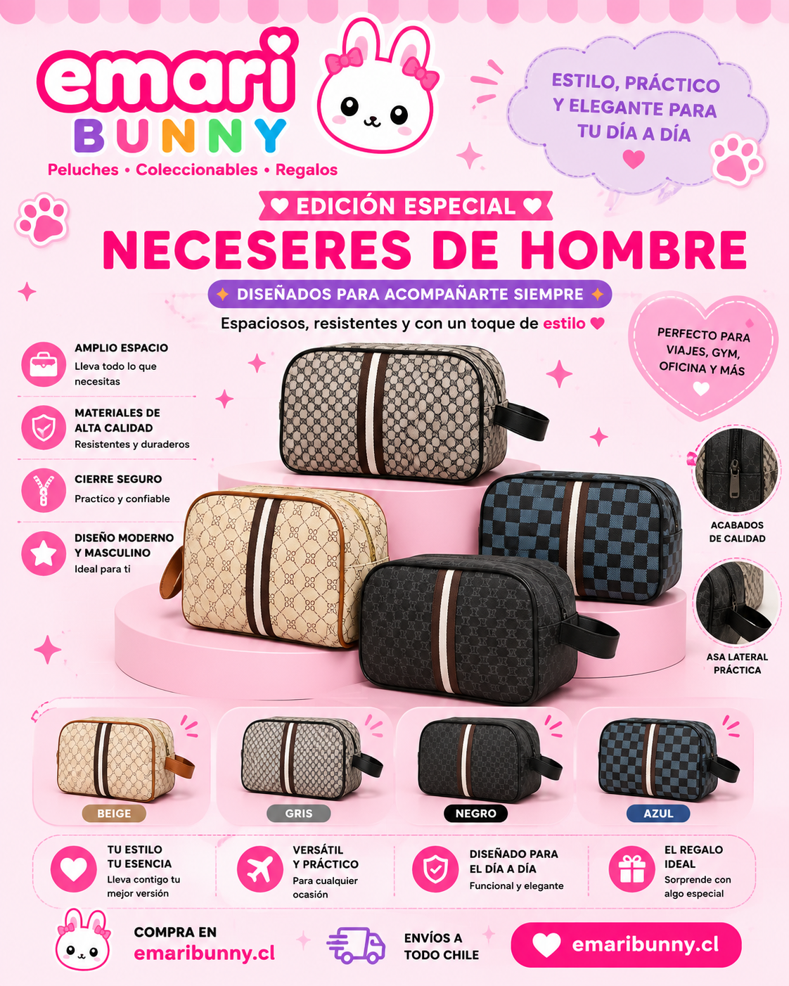 Neceser de Mano Masculino