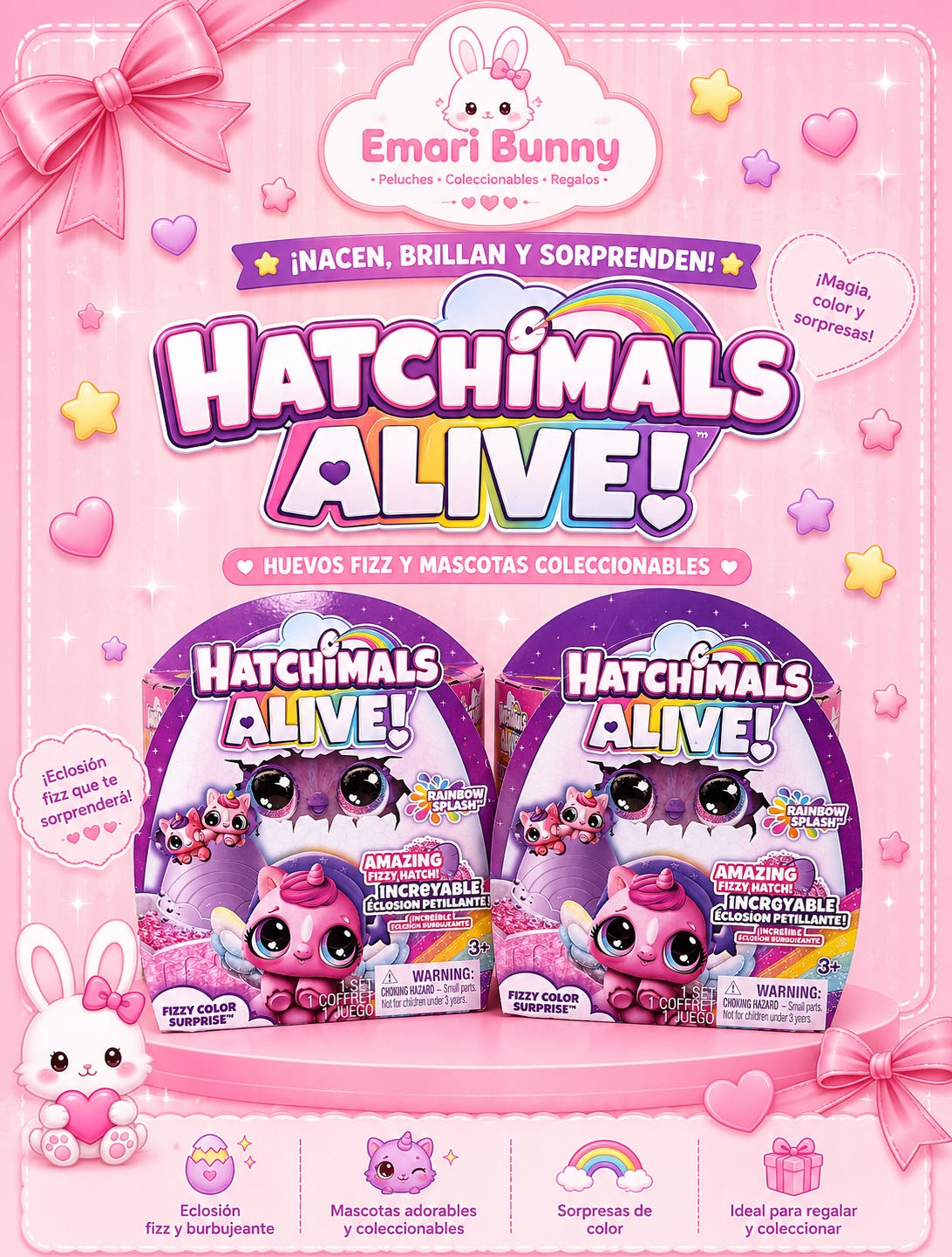 Hatchimals Alive! – Huevo Sorpresa con Mascota Coleccionable
