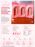 Lip Gloss Romantic Rain 2 en 1