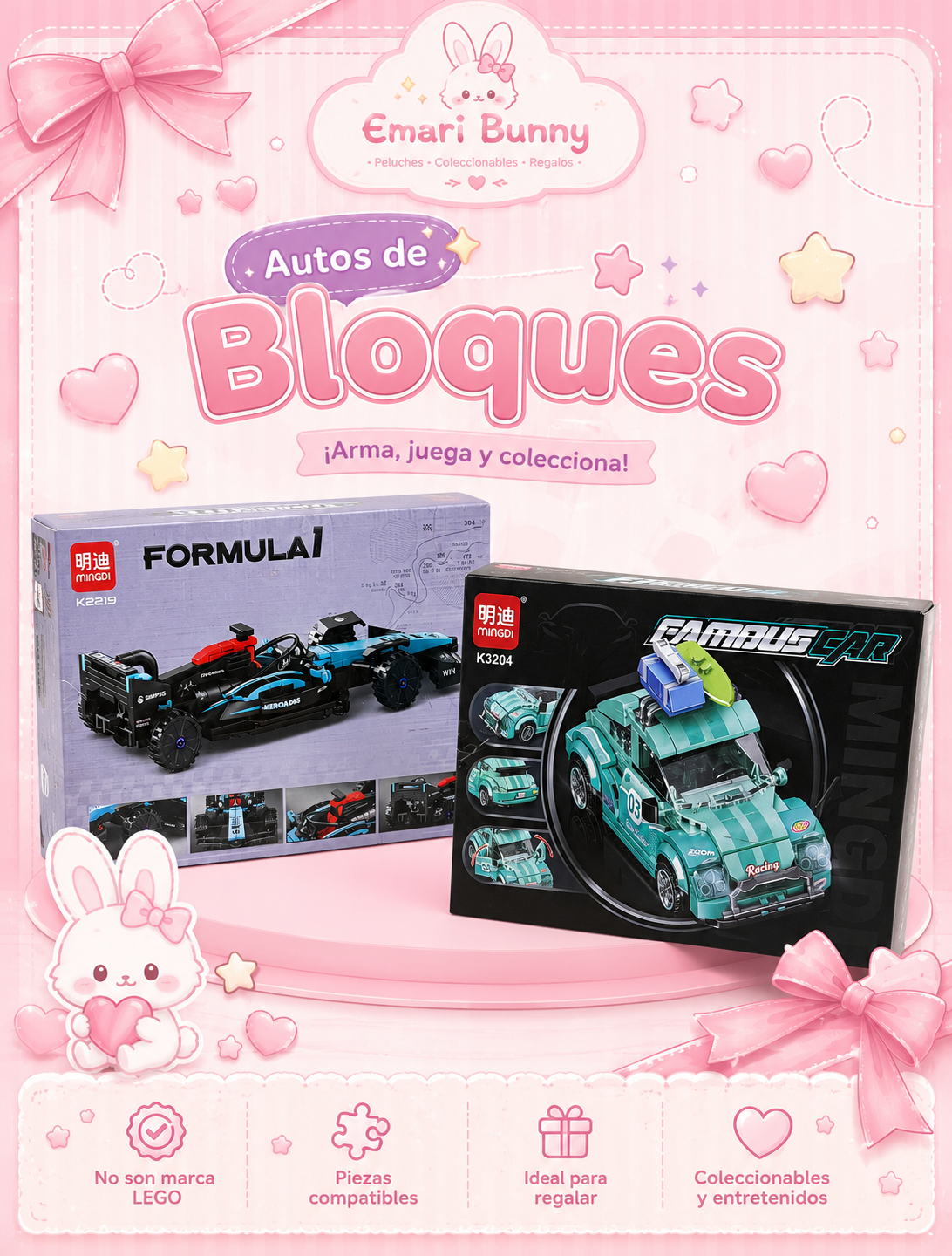 Autos de Bloques para Armar