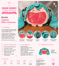 Mochila Cabeza Miku Hatsune