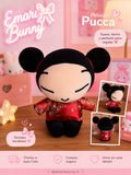Peluche Pucca con Vestido Tradicional Rojo