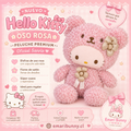 Hello Kitty con Disfraz de Oso Rosa – Peluche Oficial Sanrio