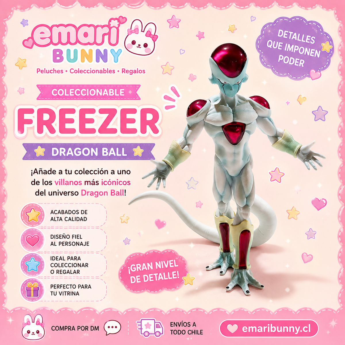 Figura Coleccionable Freezer – Inspirada en Dragon Ball